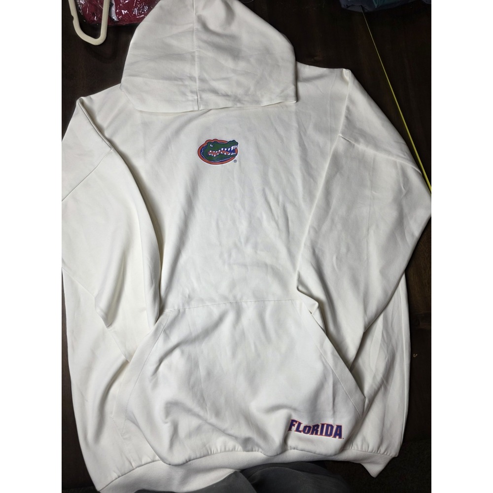 Florida Gators Fanatics Hoodie XLT XL Tall White Pullover NCAA